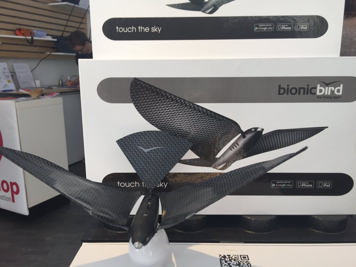 AdrianaMassino's tweet image. #Bionicbird on sale à @neoshoplaval #laval @LavalFrenchTech #france #digital #innovation #frenchtech @LaFrenchTech