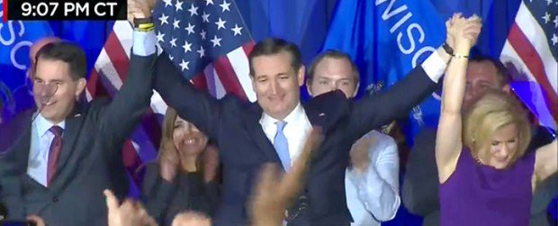 trscoop's tweet photo. WATCH: Ted Cruz’s FULL VICTORY SPEECH as he celebrates a HUGE win in Wisconsin https://t.co/lkEarkaJ2B https://t.co/r3Ej4hAVLy