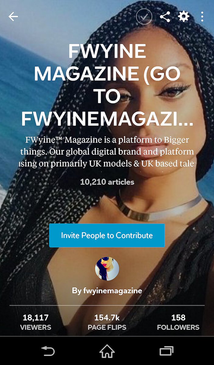 FWyineMagazine's tweet photo. #READ @FWyineMagazine NOW https://t.co/GKN8ex9qu3 via @Flipboard (GoTo https://t.co/5K1U6kEBIj) #Mobile #Startups RT https://t.co/Hhc4f9wbDz