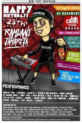 Hello sampai ketemu minggu ini teman tgl 10 april 2016 di basement jakcloth store Bogor. See you!!!