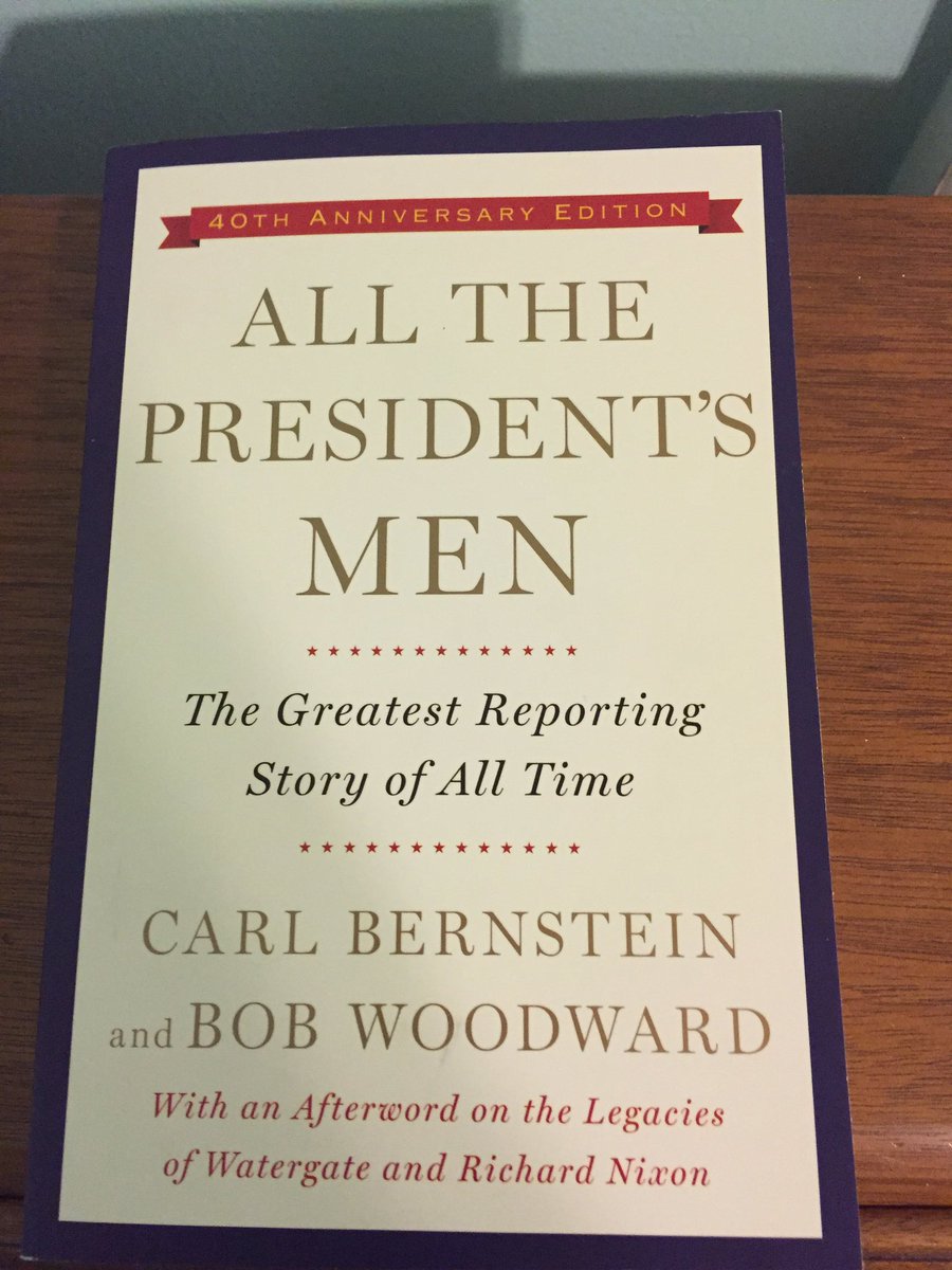 Miller_Center's tweet photo. Good to see an autographed Carl Bernstein classic. @realBobWoodward https://t.co/3od0rspViO