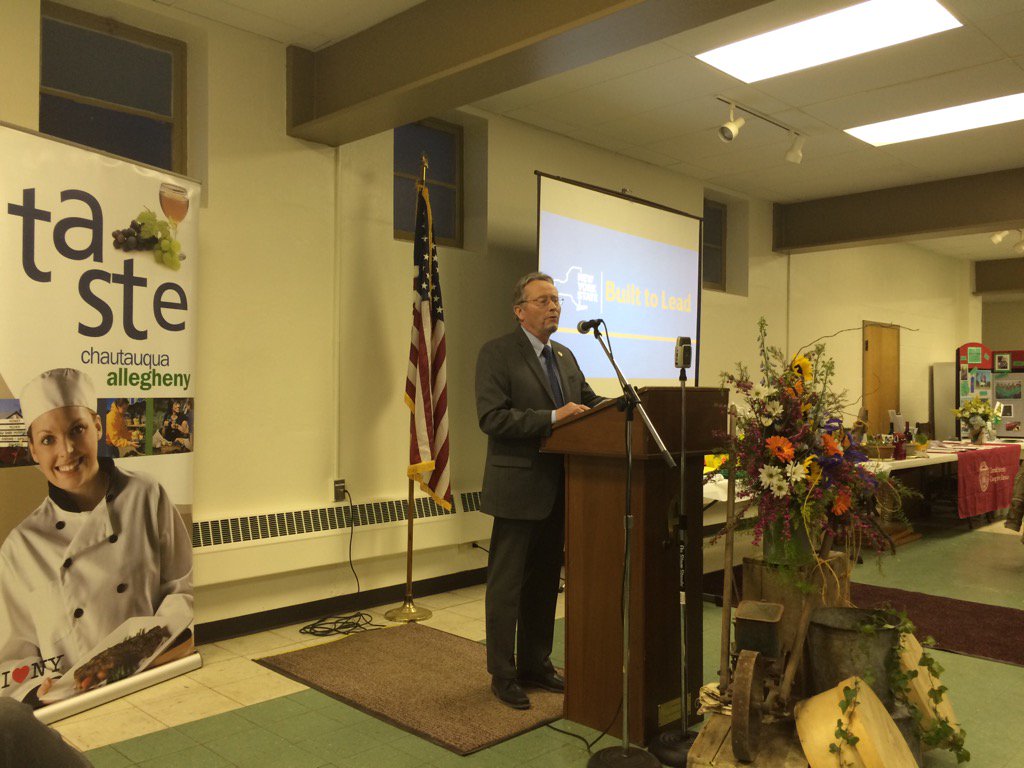 nyagandmarkets's tweet photo. Commissioner Ball pleased to serve as keynote speaker at the 1st Annual Chautauqua County Farmer Neighbor Dinner. https://t.co/1DHAoixMBi