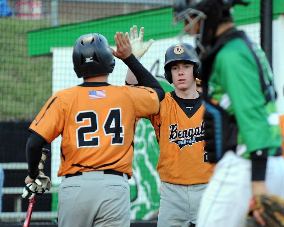 PrepsNow's tweet photo. STORY/QUOTES: Fuquay-Varina baseball blows by Cary https://t.co/9u47GxwOwc #SWAC https://t.co/GGMmhX50sS