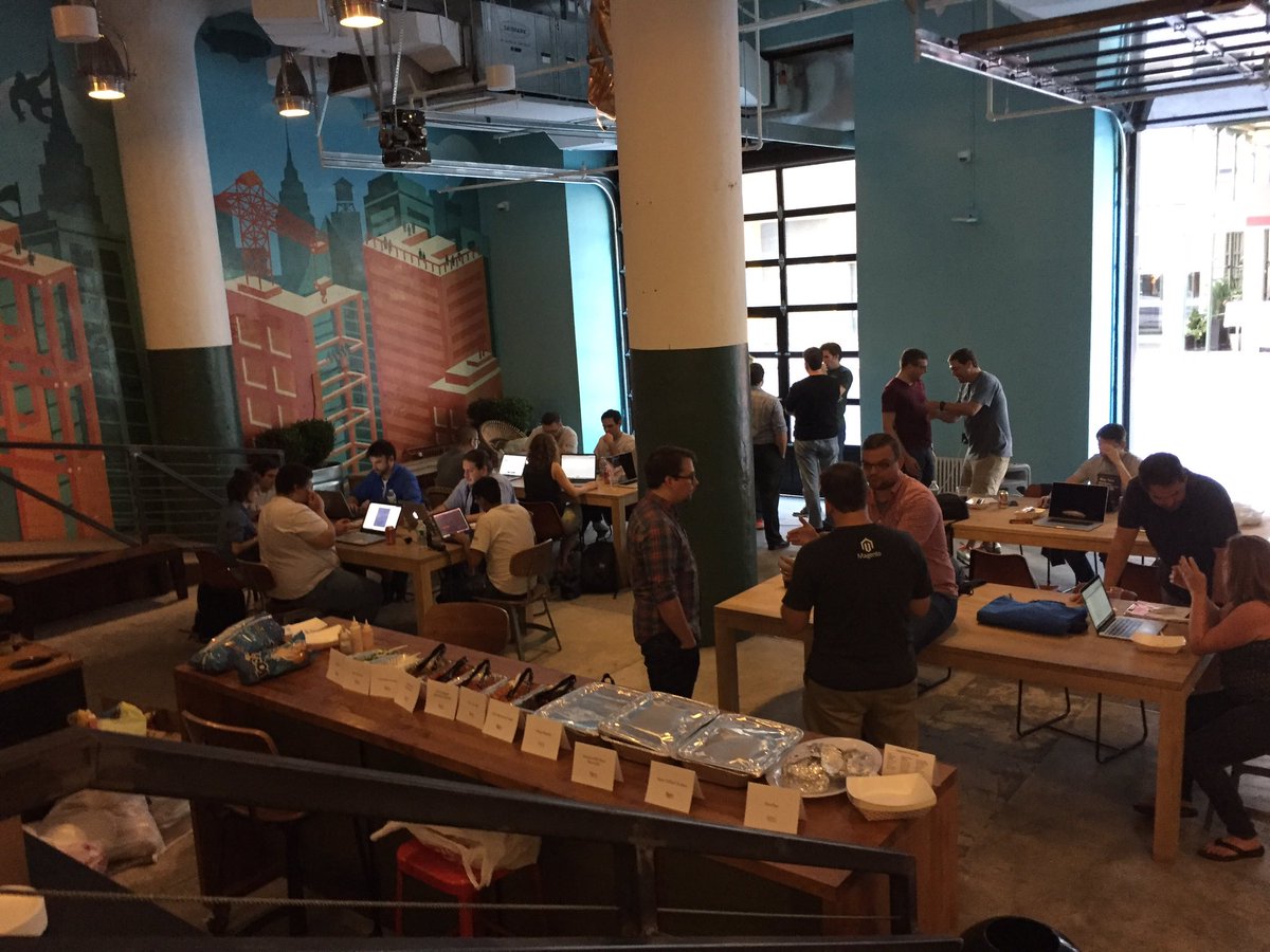 OSrecio's tweet photo. #MagentoMoment Meet Magento Spain and New York #MM15ES #MM15NY #MM14ES https://t.co/5tBMF0YeQH