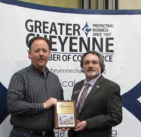 Silverado_Stges's tweet photo. Happy to be a new member of the Greater Cheyenne Chamber of Commerce and a great time at the luncheon #rmflc #lunch https://t.co/UHWL6JtDRX