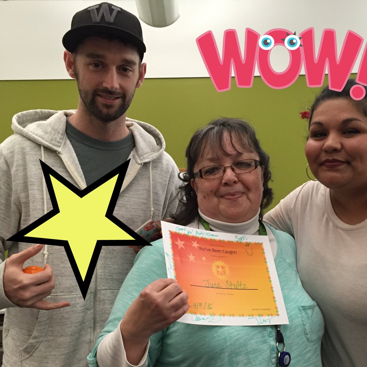 DragonFireATS's tweet photo. @BOTHELL_CC Congratulations June &amp; Christine for personalizing their calls! Great job Guys! #BothellPride https://t.co/OdMu7bzR0O