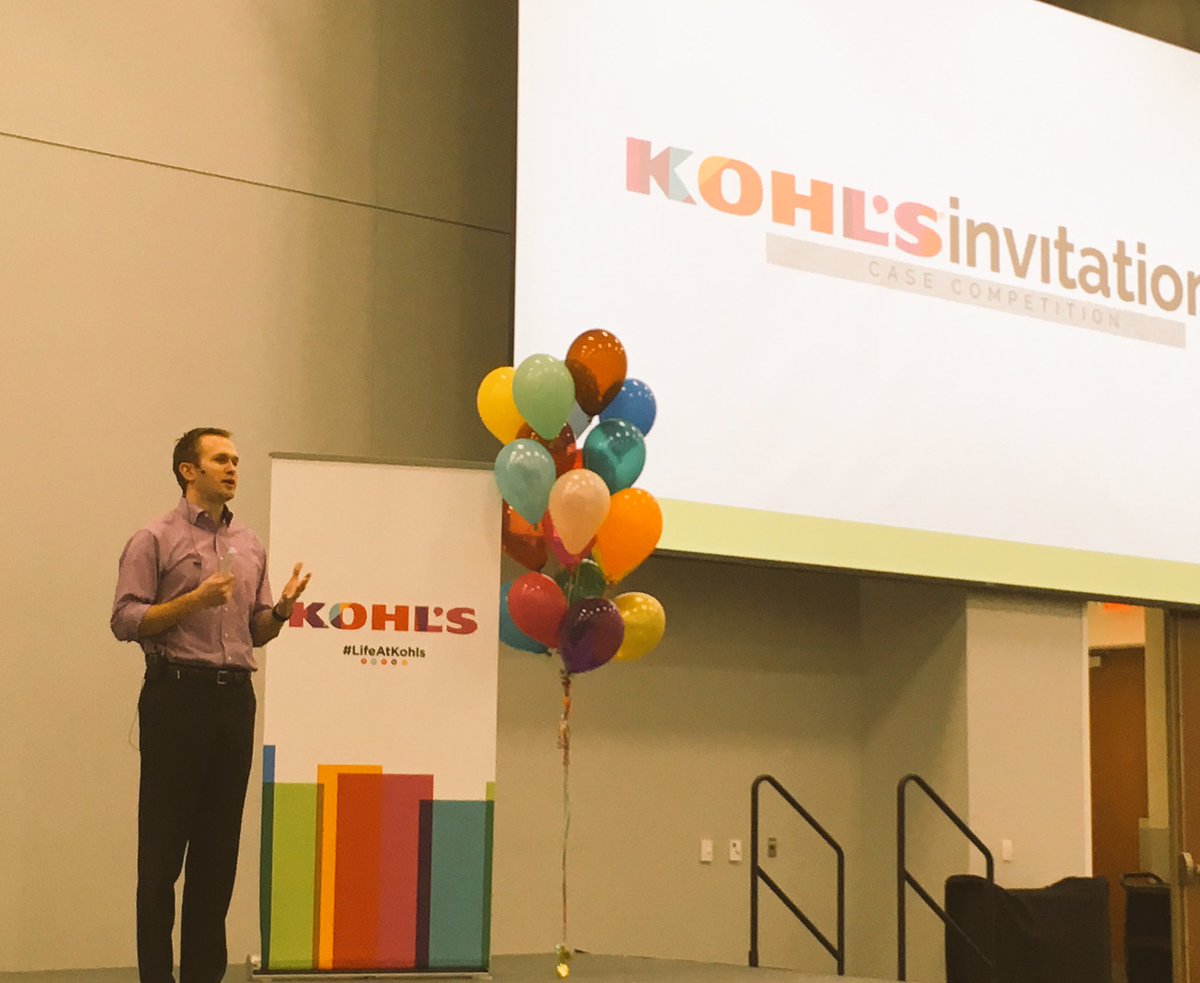 BangertAngela's tweet photo. @ToddMcClement kickin' off the 2nd annual Kohl's Invitational!!! Exciting @KohlsCampus #lifeatkohls https://t.co/8i0JNNHLpV