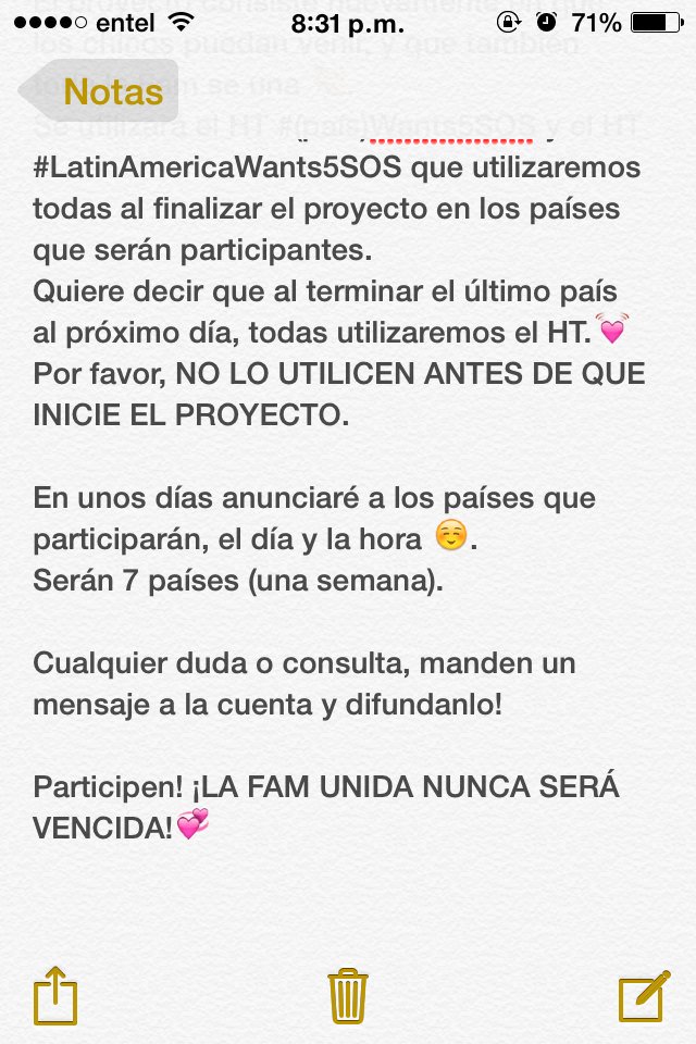 5SOSUp_Chile's tweet photo. Ahí está
¡Proyecto!💟
Difundan por favor https://t.co/umabzxMjsY