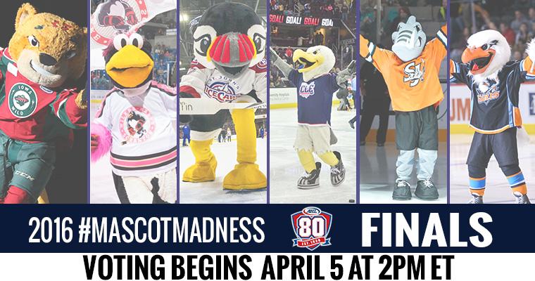 HattieTrick's tweet photo. The final round has been set! Vote for the best mascot on April 5! - https://t.co/6uliN8XAvM https://t.co/aq6g9hfrBT
