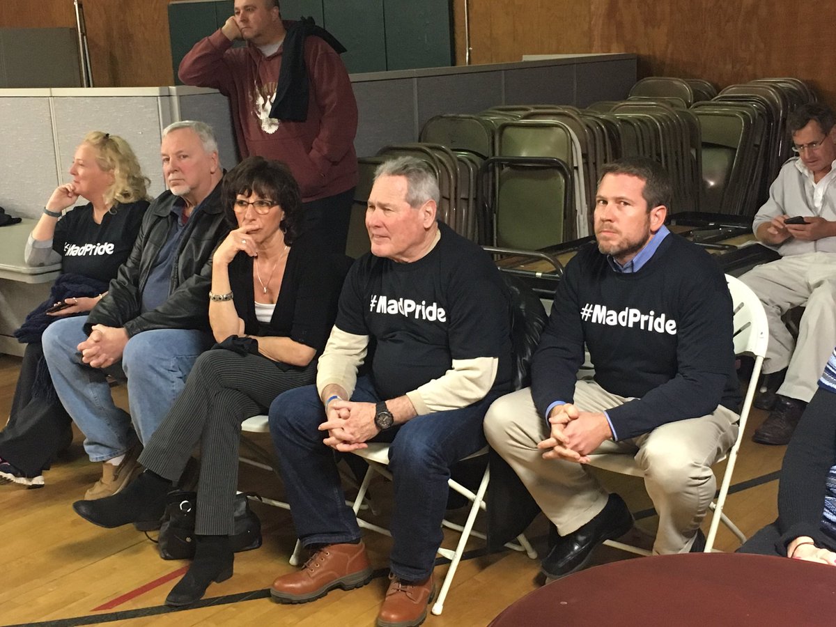 <a href="/News12NJ/">News12NJ</a> folks wearing #madpride shirts supporting Sea Bright bar owner's plans to rebuild Mad Hatter