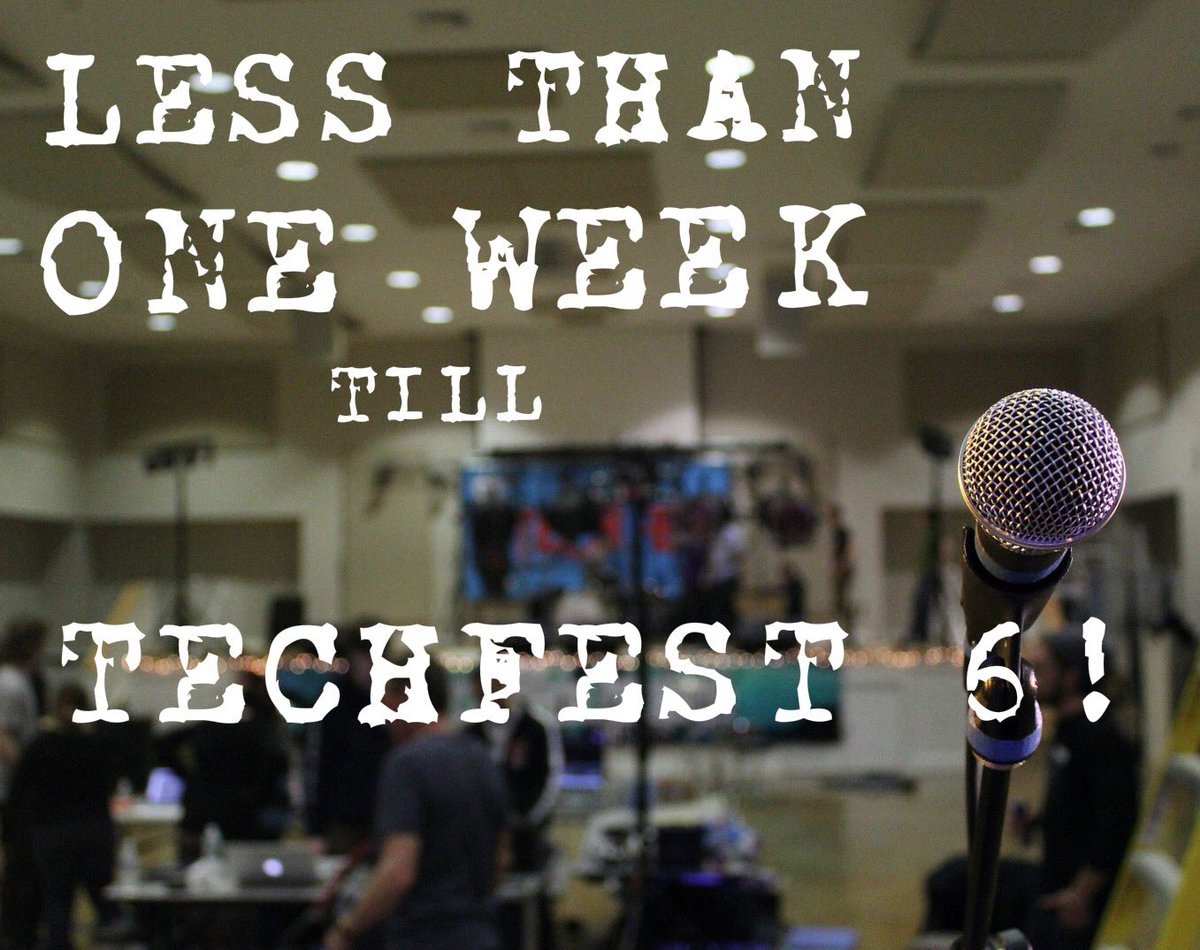 techfestmusic's tweet photo. Anyone else counting down the days? #techfestmusic #techfest6 https://t.co/jKwlEgI6O4