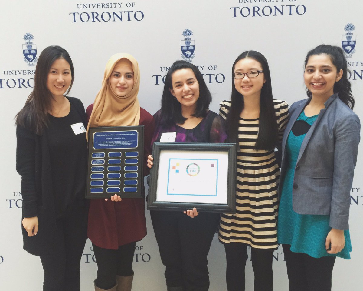 WISEUofT's tweet photo. We were awarded Program of the Year for #WISENC16! Thank you @UofTStudentLife! #UofTrecognizes https://t.co/NxQvQTXzSI