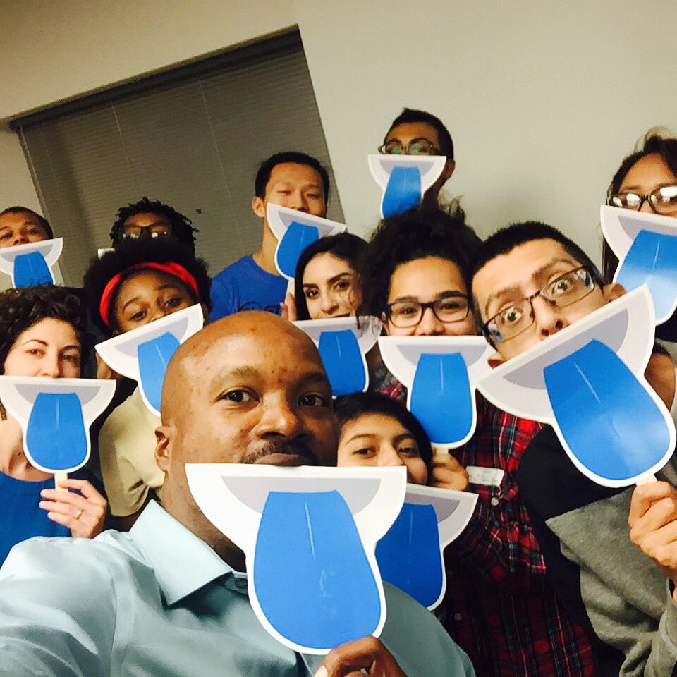 tyrone24's tweet photo. The blue tongues are about awareness for National Child Abuse Prevention Month #goblue #gamechanger #gameplan4life https://t.co/HYx2xGUPXj