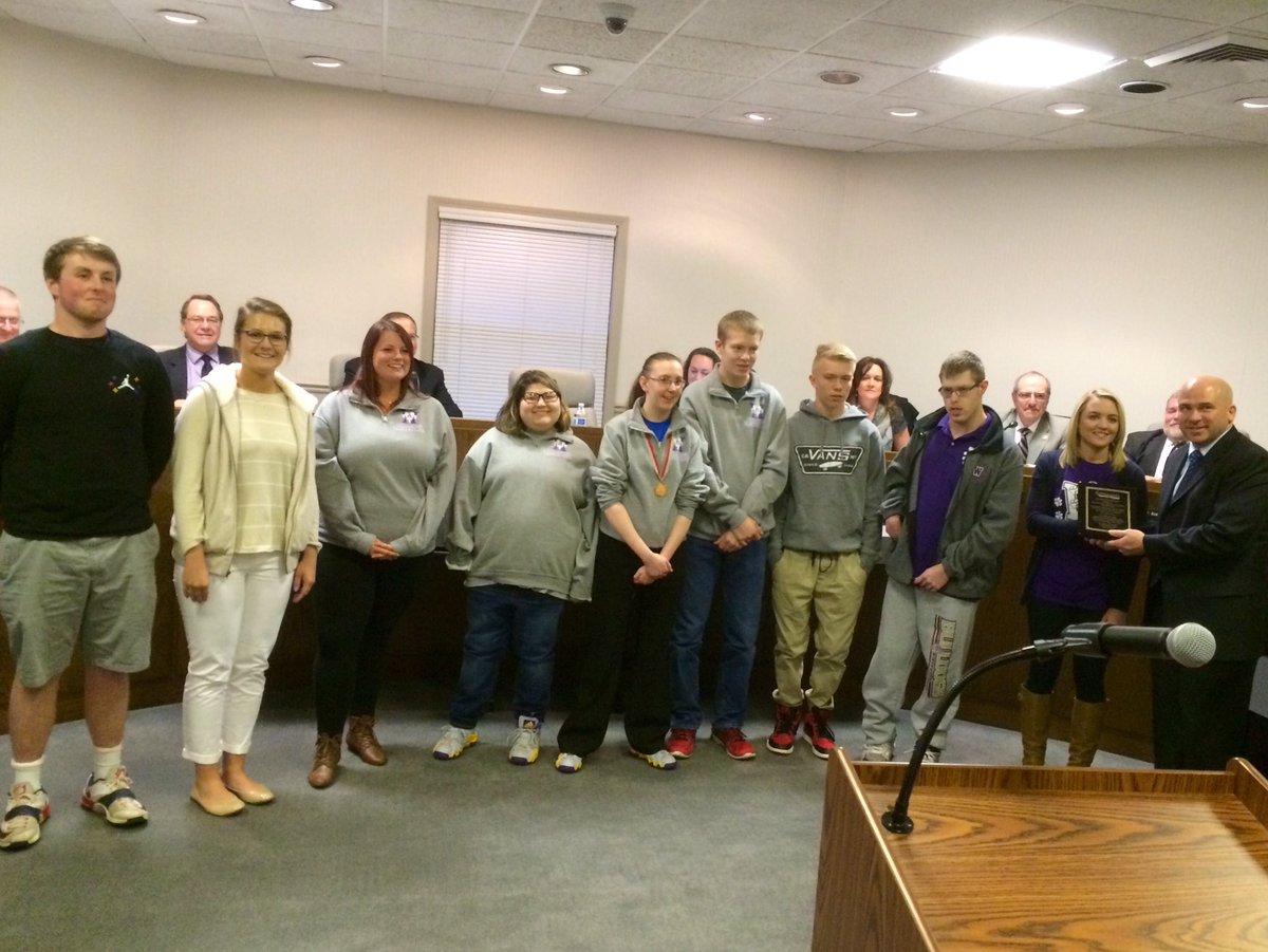 WHS_SpOlympics's tweet photo. More from the town hall meeting tonight! #gettingrecognized ๐๐๐๐ผ https://t.co/G9xbLyk9HC