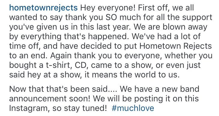 HometownRejects's tweet photo. Thank you❤️ https://t.co/qAXaeEERjw