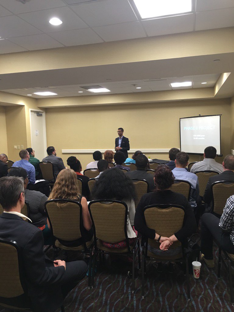 B2G200's tweet photo. My buddy in the hunt @DG7500 wrapping up the presentation. One of the best plans I've seen! Proud of you bud! @1kTA https://t.co/wfMxswXFKk