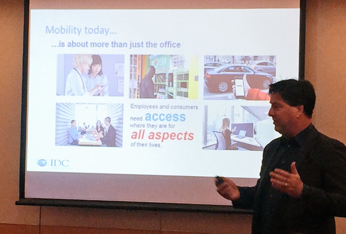 IDCAP's tweet photo. #Mobility today is more than just phones. It's changed the way people work and live. #CIOMasterclass https://t.co/StxUfyyEyi