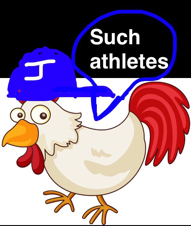 NikJelicic's tweet photo. @CoachDLing tryna phase me? #cantbephased #coachDchicken #meatychicken Still up for that bet? https://t.co/7udLWlNUwr