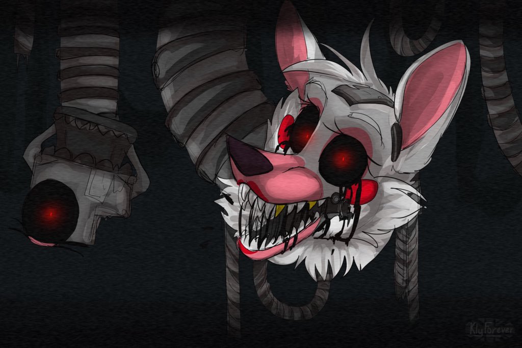 Mangle_240's tweet image. @BigGreenandLewd *she starts making a statice noise as she looked at you*