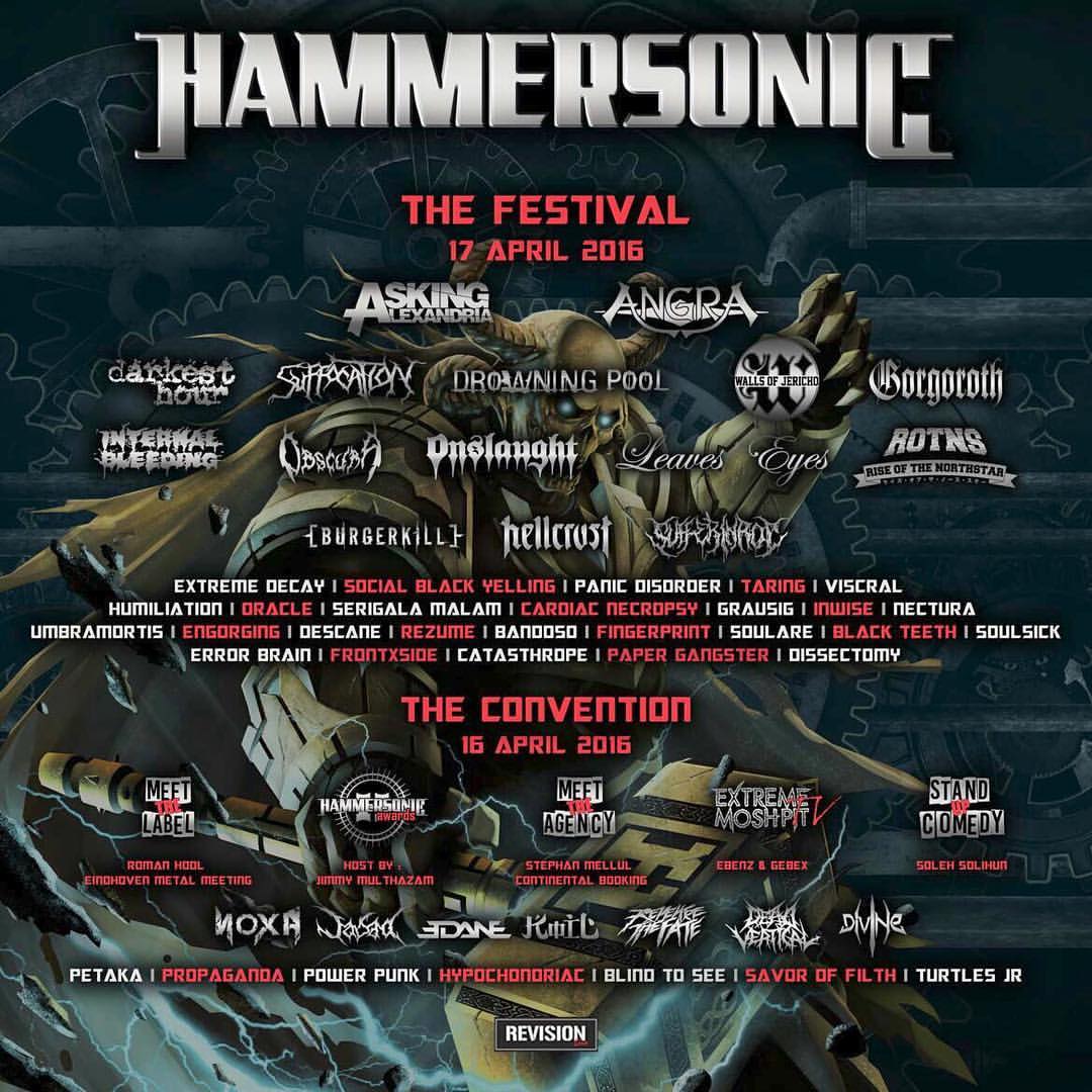 Hammersonic 2016...see u in the moshpit