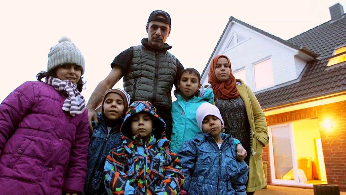ThisIsAmerica's tweet photo. Watch the full story of the Hilel family's voyage from Syria to Germany here. https://t.co/XDWzhEiRNM https://t.co/nT47NkoRL2
