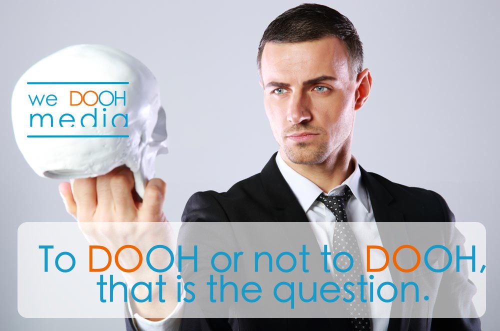 WeDOOHMedia's tweet photo. To #DOOH or not to DOOH, that is the question.
#experiential #eventprofs #outdoormedia #screenhire https://t.co/z6Cpxv1yyI