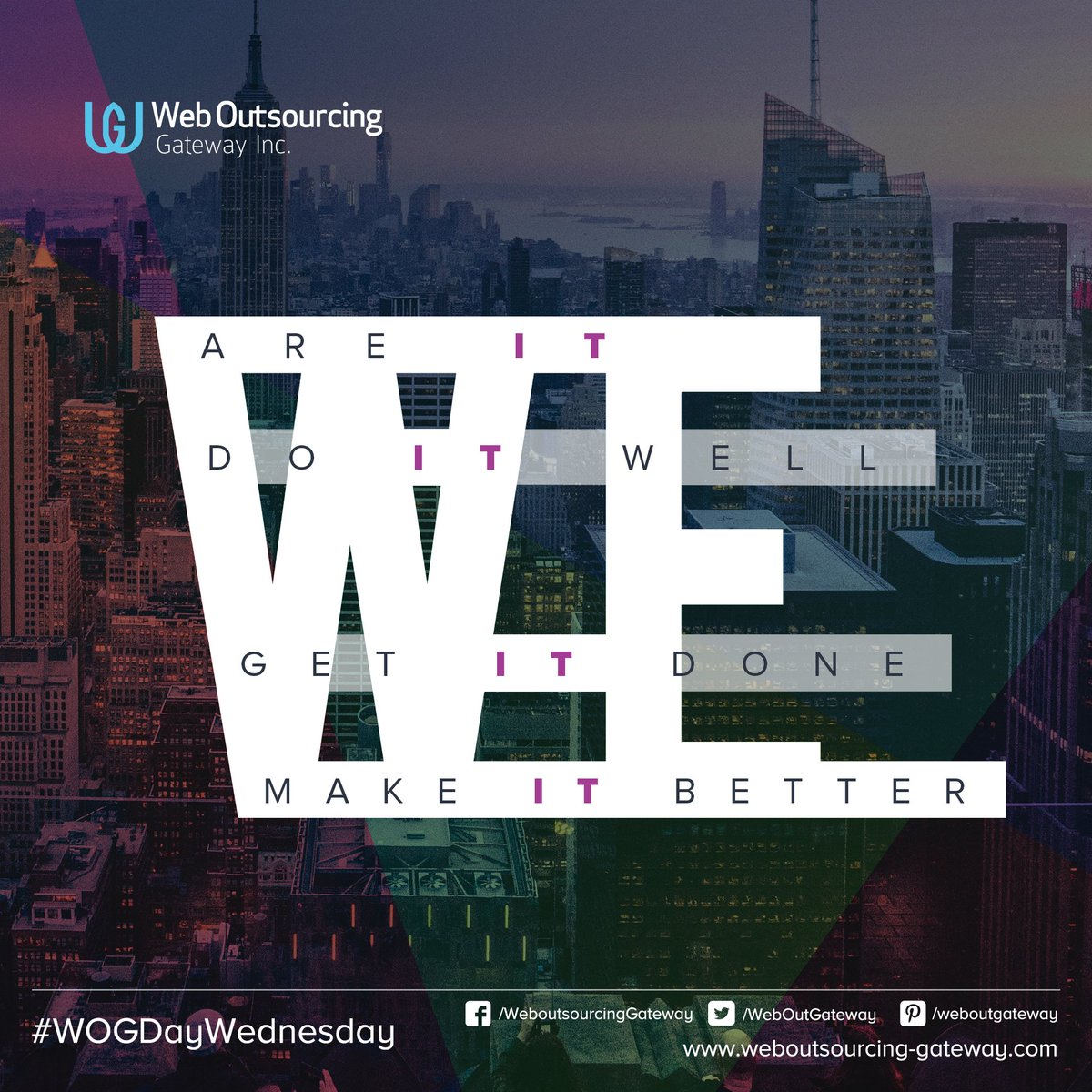 WebOutGateway's tweet photo. Get a FREE QUOTE!
(+632)6540001
info@weboutsourcing-gateway.com
https://t.co/IwSKNpACgR
#WebDesign #WebDevelopment https://t.co/VQ7Ba2zC1B