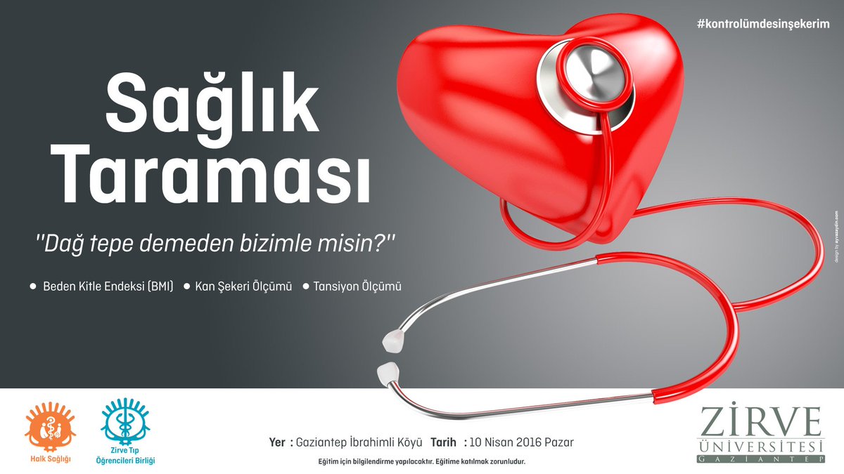 @turkmsiczirve SAĞLIK TARAMASI 
Dağ Tepe Demeden Bizimlemisin? #kontrolümdesinşekerim