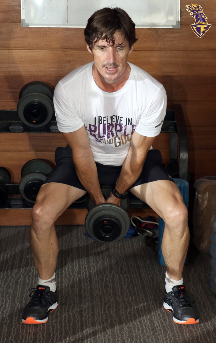'Good things come to those who sweat'.
#AmiKKR #IamKKR
