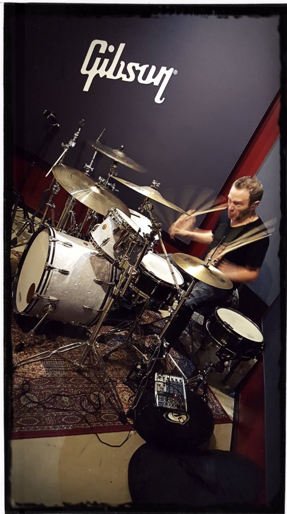 TheBabeluck's tweet photo. #SteveWilson formerly from the #DeadKennedys #drumming earlier today for #ScreamingAtDemons by @JHeierPhotos https://t.co/ZD82vmsWQy