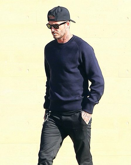 How can David Beckham get away with wearing a cap backwards on a date ...