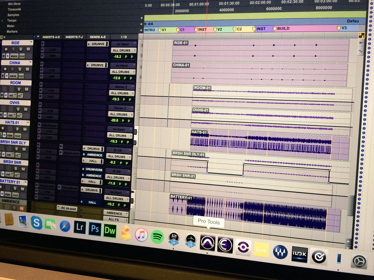 BenJamesRec's tweet image. Thank you @AvidProTools for introducing 'track freeze' to PT12, my laptop's CPU meter is happy again! #backtowork