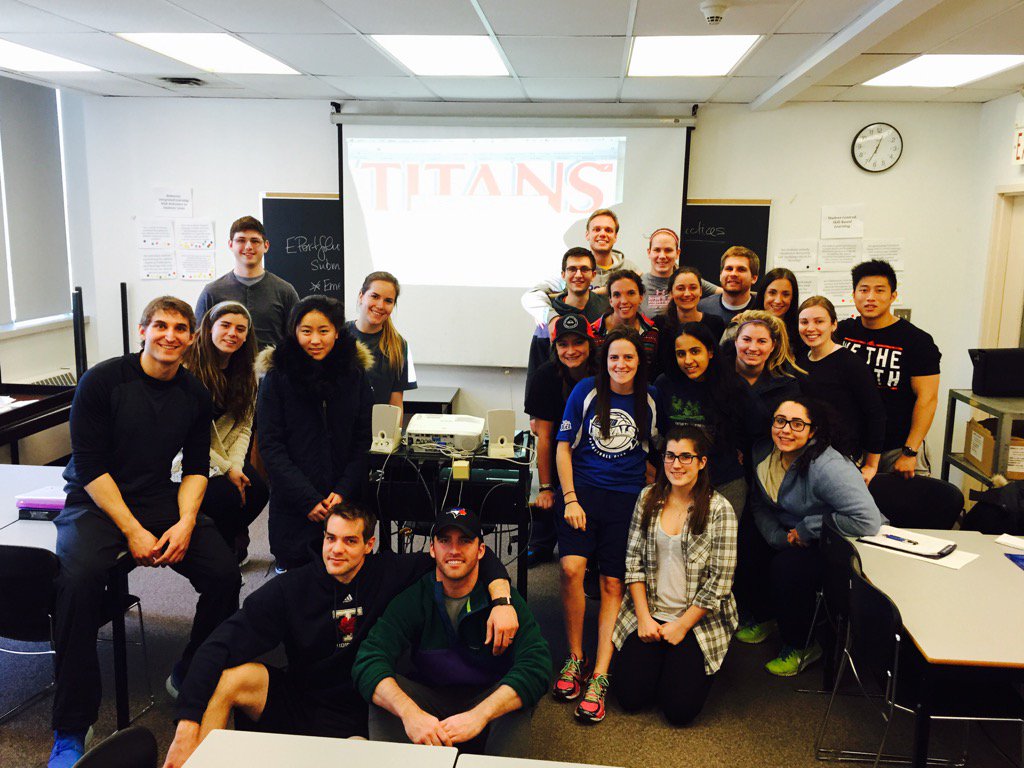 CTemertzoglou's tweet photo. TGFU & Google Classrooms with Mike Sinukoff and OISE HPE student teachers! #leadingtheway #learninginPE https://t.co/sy15Z6aACi