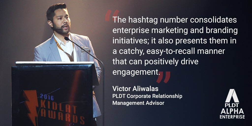 PLDTEnt_Cares's tweet photo. PLDT's @VictorAliwalas presented #MyNumber at the recent #AdSummitPH2016. Read more at https://t.co/u5GUz8C9ir https://t.co/J3o4vAl47f
