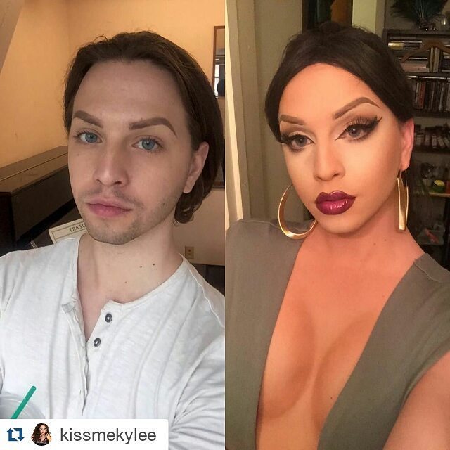 DragQueenGalore's tweet photo. #Repost @kissmekylee with @repostapp
・・・
What you see is what you get 👀👀👀 #transformationt… https://t.co/CtH1TspQVo https://t.co/AF4N3MVzVm