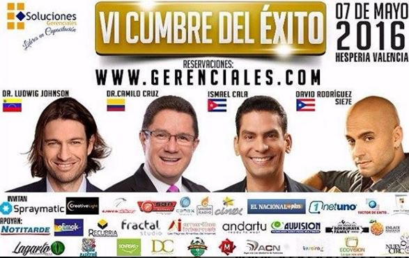 Daniel_RiosVE's tweet photo. ¿Listos para triunfar? #VICumbreDelÉxito de @Gerenciales llega a #Valencia #EventoACN https://t.co/TbCxkuTaGa