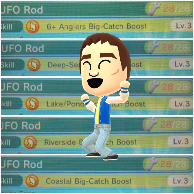 mn_streetpasser's tweet photo. #Miitomo #Miifoto #UltimateAngler #StreetPassFishing #StreetPass #MiiPlaza #3DS https://t.co/nKI7tyTi3F https://t.co/PkA8fThIA0