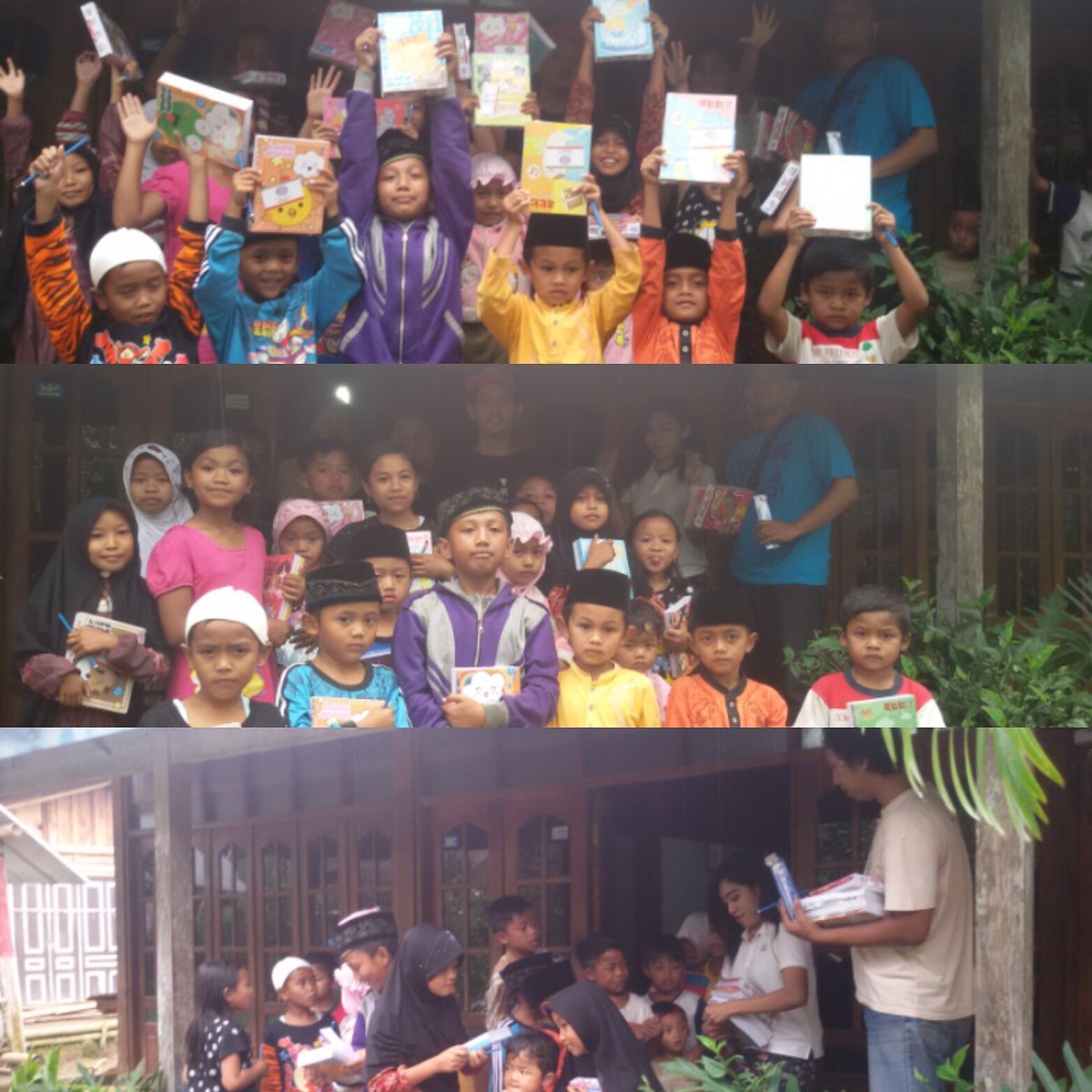 Sebagian dari penjualan CD album G.W.P tlah kami sumbangkan dlm bentuk Buku Tulis dan Alat2Tulis #berbagisemangat