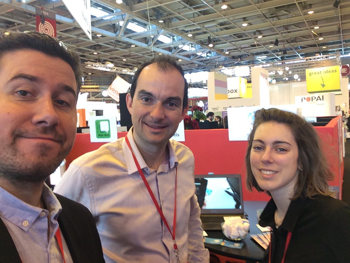 ubleam's tweet photo. Jour 2 pour Ubleam au salon  @MPV_POPAI, rendez nous visite sous le panneau Coaching Popai ! https://t.co/OXeRQjrolR