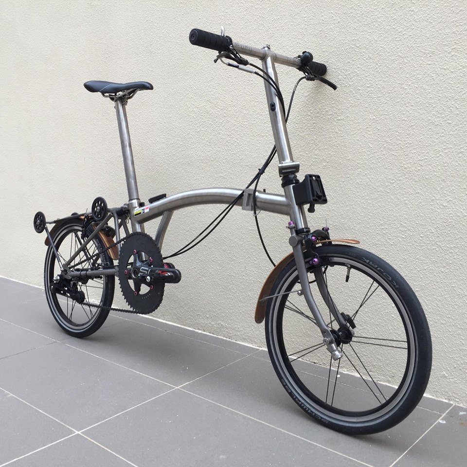 brompton titanium stem