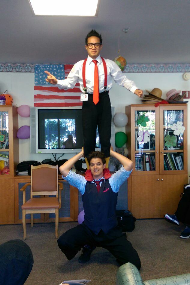 Having too much fun at work. #healthcare #clowning