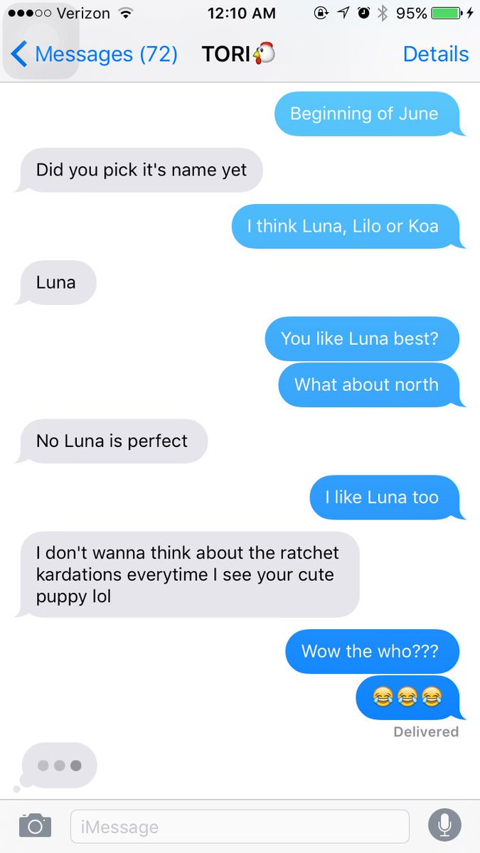 lauravinzant2's tweet photo. Tori doesn't wanna think about the "ratchet kardations" ??? what a hater https://t.co/ke00QcrvW8