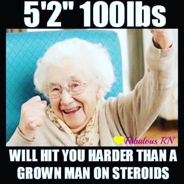 TheCaringTimes_'s tweet photo. #cutebutfeisty #oldiebutgoodie #watchyourback #strongmama #nursesjob #nursinglife #nursingprobs #nurseproblems #nur… https://t.co/6hBG8UqKUw