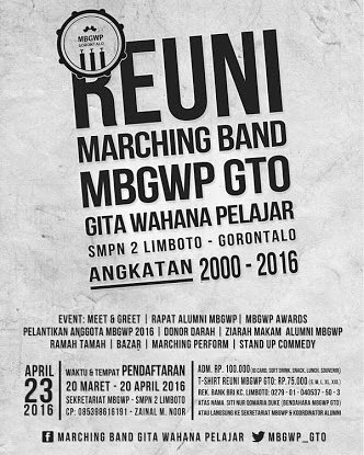 Anda alumni SMPN 2 Limboto? Anda alumni MB Gita Wahana Pelajar - Gorontalo? Ayo daftarkan diri anda sekarang ■■■