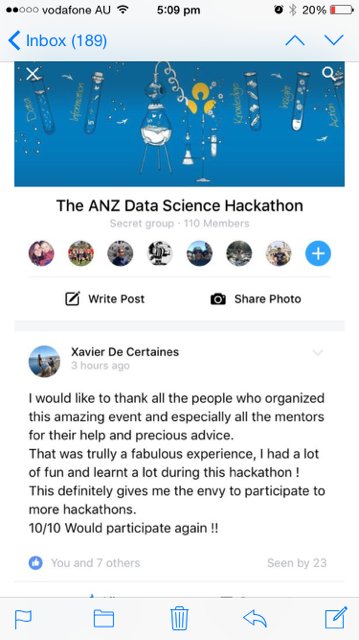 DrsPatrickMaes's tweet photo. Why we do what we do. Building the #ecosystem #university #partnerships #bankhackday @ANZ_ACurrie @ANZ_AU @spangh https://t.co/h7hsJv5Hyf