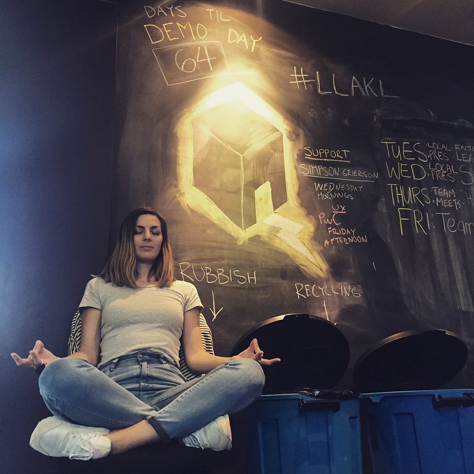 seekstock's tweet image. #demoday is creepin&apos; up, but it&apos;s cool. 🙏 
#llakl #lightninglab #seekstock #startup #retail #hustle #calm #zen