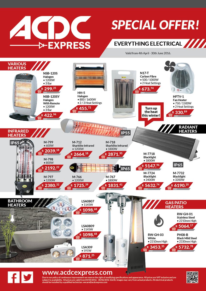 Acdc Express On Twitter Get Terrific Offers At Your Nearest Acdc Express Store Today Acdcexpress Everythingelectrical Special Https T Co Jdjeqozafa