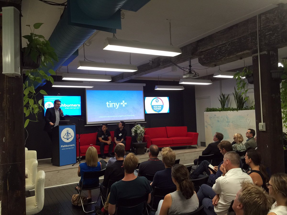 tiny_plus's tweet image. Our founder @smithni talking tech innovation in AEC industry at @Fishburners last night. #Foti #ideasboom