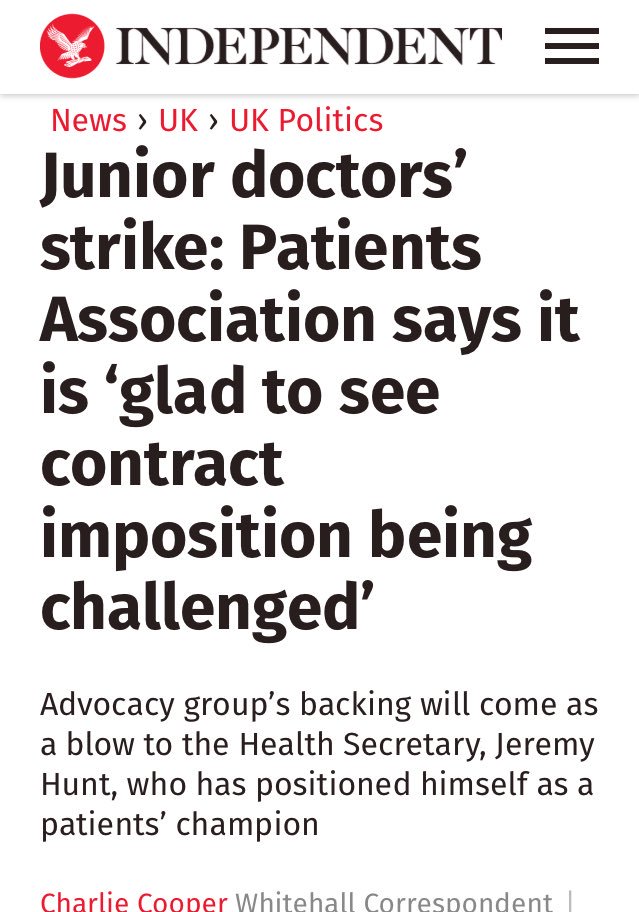 VimalGokani's tweet image. Doctors, patients, evidence-makers &amp;amp; #NHS bosses disagree. #oneprofession? No. #oneNation. Almost, @Jeremy_Hunt.