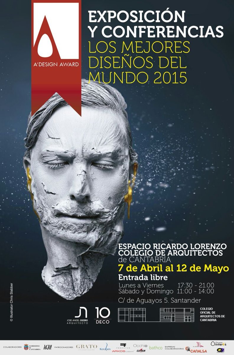 tclauss's tweet photo. Un evento interesante,que se inaugura mañana en Santander,Ciclo de Conferencias "Los mejores diseños del mundo 2015" https://t.co/LV1LkuTXnN